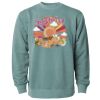 Unisex Midweight Pigment-Dyed Crewneck Sweatshirt Thumbnail