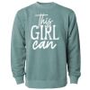 Unisex Midweight Pigment-Dyed Crewneck Sweatshirt Thumbnail