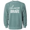 Unisex Midweight Pigment-Dyed Crewneck Sweatshirt Thumbnail