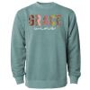Unisex Midweight Pigment-Dyed Crewneck Sweatshirt Thumbnail