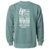 Unisex Midweight Pigment-Dyed Crewneck Sweatshirt Thumbnail