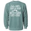 Unisex Midweight Pigment-Dyed Crewneck Sweatshirt Thumbnail