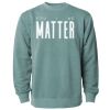 Unisex Midweight Pigment-Dyed Crewneck Sweatshirt Thumbnail