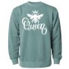 Unisex Midweight Pigment-Dyed Crewneck Sweatshirt Thumbnail