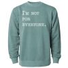 Unisex Midweight Pigment-Dyed Crewneck Sweatshirt Thumbnail