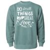 Unisex Midweight Pigment-Dyed Crewneck Sweatshirt Thumbnail
