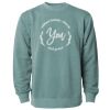 Unisex Midweight Pigment-Dyed Crewneck Sweatshirt Thumbnail