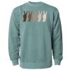 Unisex Midweight Pigment-Dyed Crewneck Sweatshirt Thumbnail