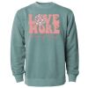 Unisex Midweight Pigment-Dyed Crewneck Sweatshirt Thumbnail