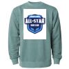 Unisex Midweight Pigment-Dyed Crewneck Sweatshirt Thumbnail