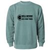 Unisex Midweight Pigment-Dyed Crewneck Sweatshirt Thumbnail