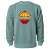 Unisex Midweight Pigment-Dyed Crewneck Sweatshirt Thumbnail