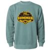 Unisex Midweight Pigment-Dyed Crewneck Sweatshirt Thumbnail