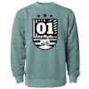 Unisex Midweight Pigment-Dyed Crewneck Sweatshirt Thumbnail
