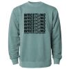 Unisex Midweight Pigment-Dyed Crewneck Sweatshirt Thumbnail