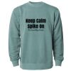 Unisex Midweight Pigment-Dyed Crewneck Sweatshirt Thumbnail